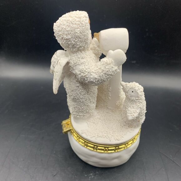 Snowbabies Angel Mail Tree Star Penguin Trinket box Dept 56 - Picture 4 of 7
